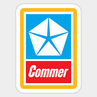 Geo3Doodles Commer Logo Sticker